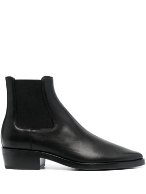 

Pointed-toe leather ankle boots, Fear Of God Pointed-toe leather ankle boots