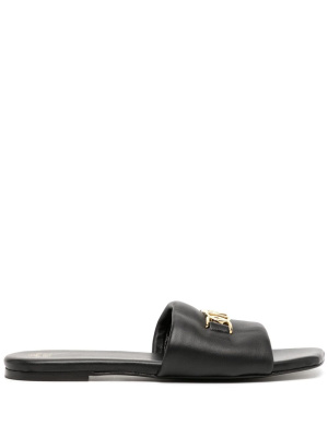 

Mode Travia leather slides, MCM Mode Travia leather slides
