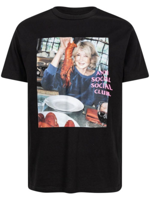 

X Martha Stewart Lobster "Black" crew neck T-shirt, Anti Social Social Club X Martha Stewart Lobster "Black" crew neck T-shirt