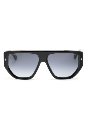 

Hype logo-plaque sunglasses, Dsquared2 Eyewear Hype logo-plaque sunglasses