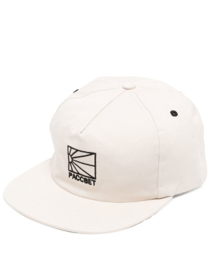 

Embroidered-logo snapback cap, PACCBET Embroidered-logo snapback cap