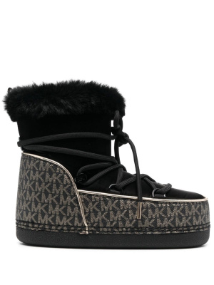 

Zelda Metallic Logo snow boots, Michael Michael Kors Zelda Metallic Logo snow boots