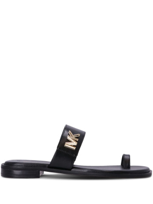 

Logo-plaque flat sandals, Michael Michael Kors Logo-plaque flat sandals