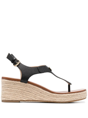 

Logo-lettering wedge espadrilles, Michael Michael Kors Logo-lettering wedge espadrilles