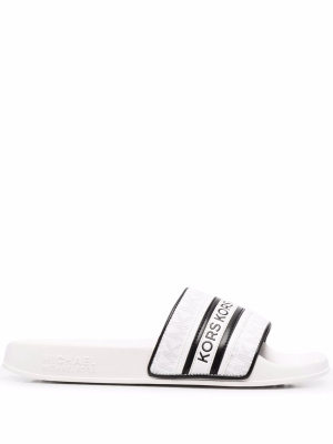 

Gilmore logo-print slides, Michael Michael Kors Gilmore logo-print slides