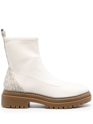 

Calf-leather logo-print ankle-boots, Michael Michael Kors Calf-leather logo-print ankle-boots