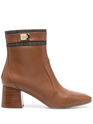 

Padma logo-plaque 60mm boots, Michael Michael Kors Padma logo-plaque 60mm boots