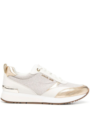 

Logo-plaque panelled lace-up sneakers, Michael Michael Kors Logo-plaque panelled lace-up sneakers