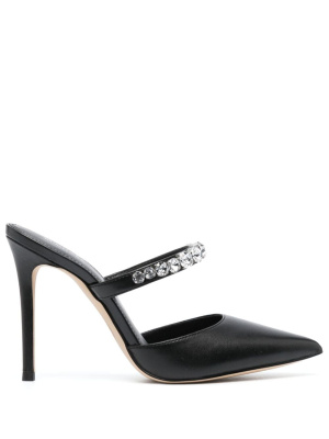 

Crystal-embellished 115mm leather pumps, Michael Michael Kors Crystal-embellished 115mm leather pumps
