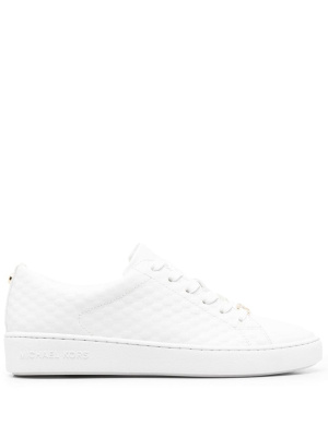 

Logo-plaque leather sneakers, Michael Michael Kors Logo-plaque leather sneakers