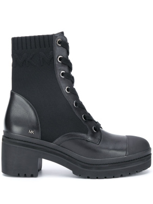 

Knitted-panel ankle boots, Michael Michael Kors Knitted-panel ankle boots
