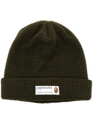 

Logo-patch beanie, A BATHING APE® Logo-patch beanie