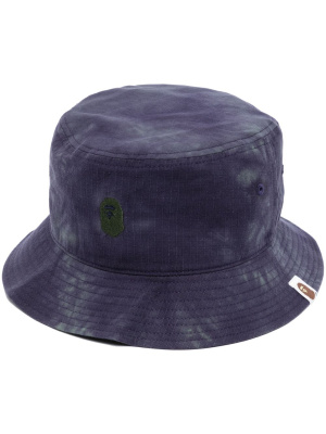 

Embroidered-logo bucket hat, A BATHING APE® Embroidered-logo bucket hat
