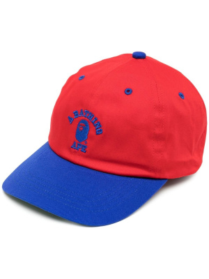 

Logo-print baseball cap, A BATHING APE® Logo-print baseball cap