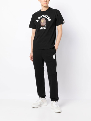 

Logo-print cotton track pants, A BATHING APE® Logo-print cotton track pants