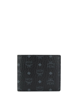 

Logo-print bifold wallet, MCM Logo-print bifold wallet