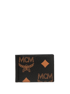 

Maxi Visetos-print bi-fold money-clip wallet, MCM Maxi Visetos-print bi-fold money-clip wallet
