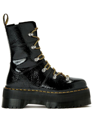 

Ghilana Max patent boots, Dr. Martens Ghilana Max patent boots