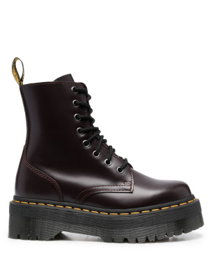 

Chunky lace-up leather boots, Dr. Martens Chunky lace-up leather boots