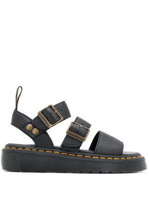 

Open toe buckled sandals, Dr. Martens Open toe buckled sandals