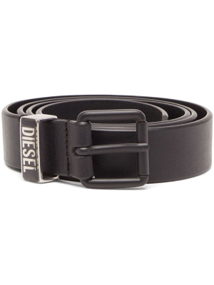 

Logo-print leather belt, Diesel Logo-print leather belt
