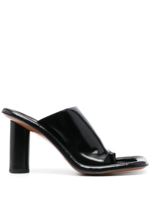 

95mm patent leather cushion mules, AMBUSH 95mm patent leather cushion mules