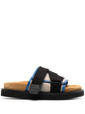 

Leather touch-strap slides, AMBUSH Leather touch-strap slides
