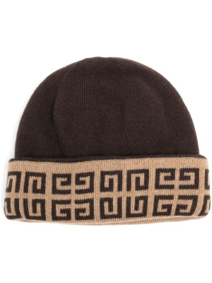 

4G motif wool beanie, Givenchy 4G motif wool beanie