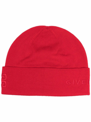

Logo-embroidered beanie, Givenchy Logo-embroidered beanie