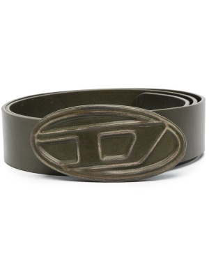 

Logo-buckle leather belt, Diesel Logo-buckle leather belt