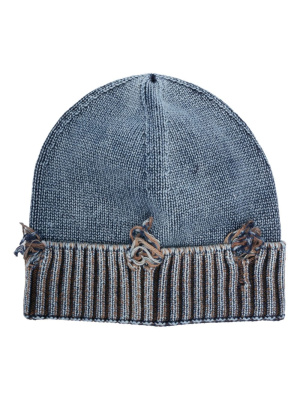 

K-Dode distressed cotton beanie, Diesel K-Dode distressed cotton beanie