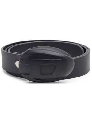 

Logo-buckle leather belt, Diesel Logo-buckle leather belt