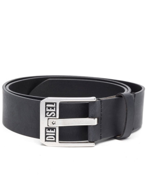 

Logo-buckle buffalo leather belt, Diesel Logo-buckle buffalo leather belt