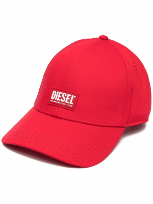

Logo-patch cotton baseball cap, Diesel Logo-patch cotton baseball cap