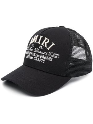 

Logo-embroidered cotton cap, AMIRI Logo-embroidered cotton cap