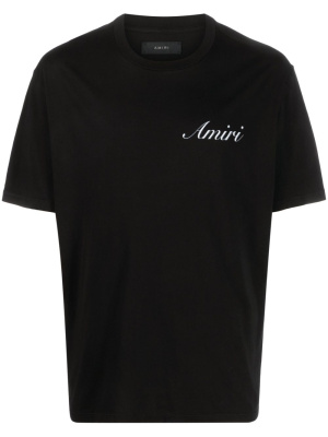 

Logo-print short-sleeve T-shirt, AMIRI Logo-print short-sleeve T-shirt