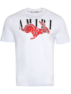 

Rabbit-print cotton T-shirt, AMIRI Rabbit-print cotton T-shirt