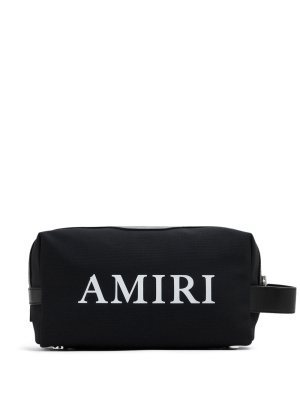 

Logo-print wash bag, AMIRI Logo-print wash bag