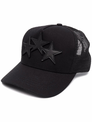 

Three star patch trucker hat, AMIRI Three star patch trucker hat