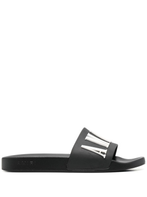 

Logo-embossed slides, AMIRI Logo-embossed slides