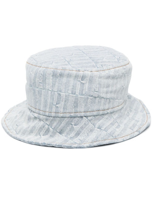

Repeat denim jacquard bucket hat, AMIRI Repeat denim jacquard bucket hat