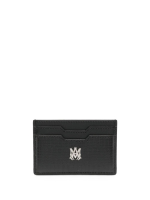 

Monogram-jacquard leather cardholder, AMIRI Monogram-jacquard leather cardholder