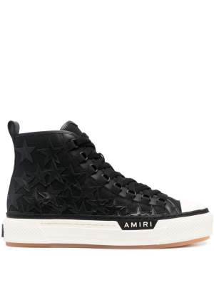 

Star-patch high-top sneakers, AMIRI Star-patch high-top sneakers