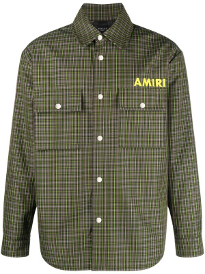 

Logo-print shirt jacket, AMIRI Logo-print shirt jacket