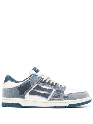 

Skeltop denim low-top sneakers, AMIRI Skeltop denim low-top sneakers