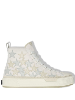 

Star-patch high-top sneakers, AMIRI Star-patch high-top sneakers