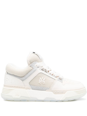 

Embossed-logo leather sneakers, AMIRI Embossed-logo leather sneakers