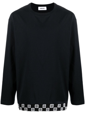 

Logo-print long-sleeved T-shirt, AMBUSH Logo-print long-sleeved T-shirt