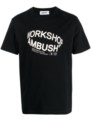 

Logo-print cotton T-shirt, AMBUSH Logo-print cotton T-shirt