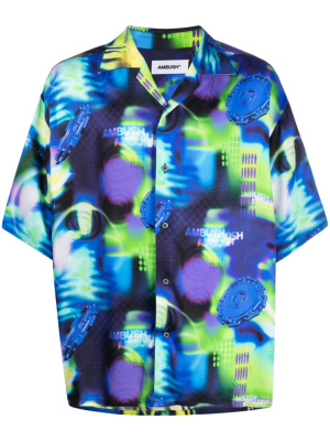 

Abstract-pattern short-sleeve shirt, AMBUSH Abstract-pattern short-sleeve shirt